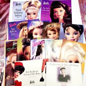 Lot of Mattel Barbie Collectibles Catalogs Brochures 1990s-2000s